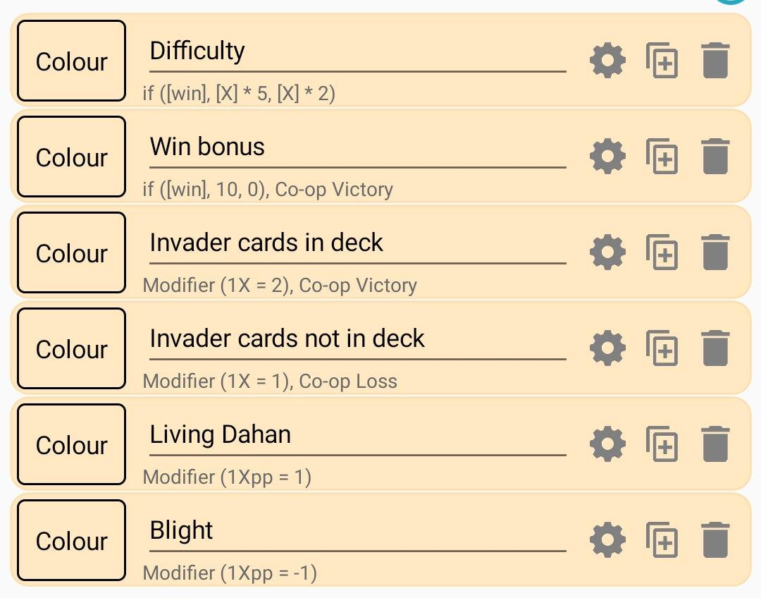 Modifier screenshot
